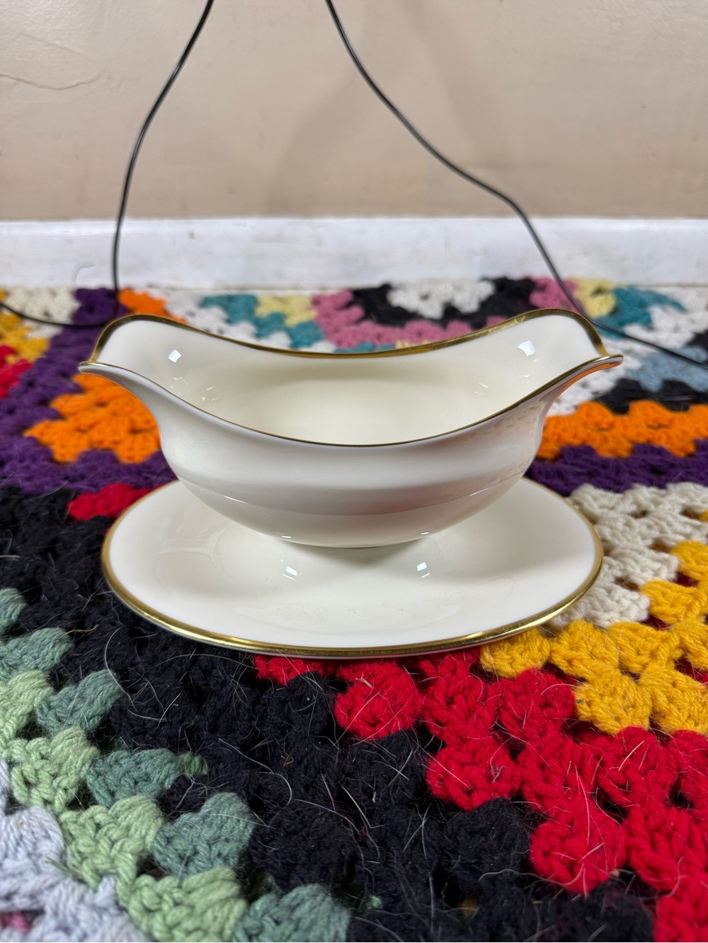 Lenox Presidential Collection Mansfield Porcelain Gravy Boat